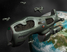 fleet of Saurian Ark Ships